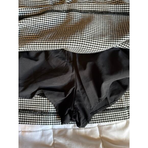 ABERCROMBIE & FITCH houndstooth skirt/skort size Large L - Picture 3 of 5
